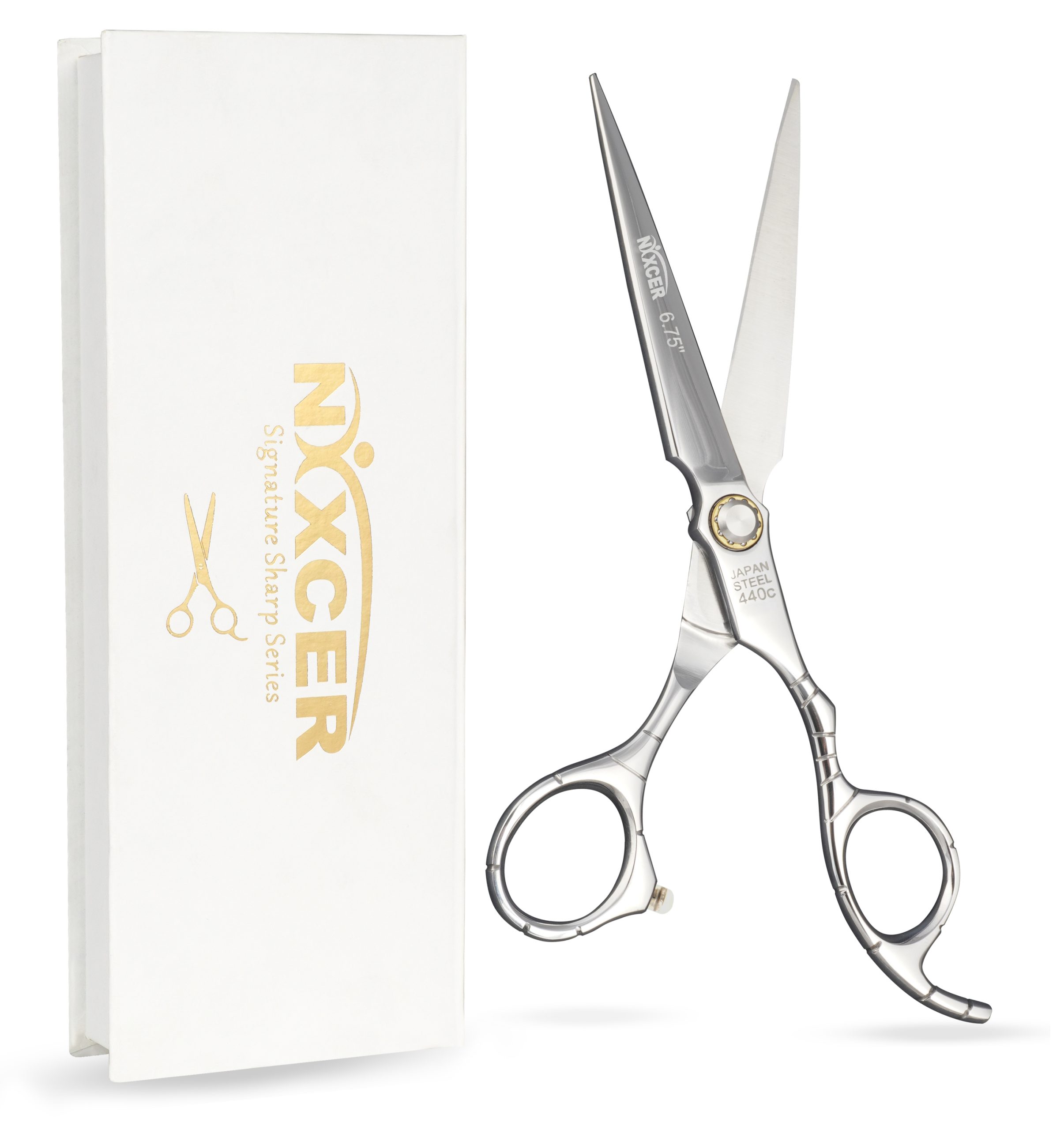 Nixcer Professional Series “Sword” – 6.75″ Hair Cutting & Thinning Scissors